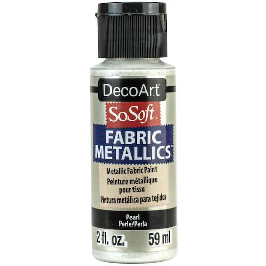 soSoft Fabric Acrylic Metallic Paint 2oz Gold