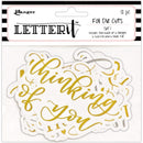 Ranger Letter It Foiled Sentiments Die-Cuts Set 1