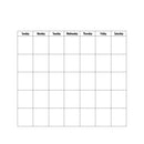 Authentique 100lb Single-Sided Cardstock 12in X 12in 13 pack - Calendar Collection, Blank*