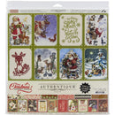 Authentique Double-Sided Cardstock Pad 12in x 12in 18 pack - Christmas Greetings