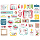 Echo Park Cardstock Ephemera 33 pack Icons, A Slice Of Summer*