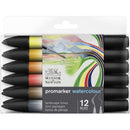 Winsor & Newton ProMarker Watercolour Sets 12 pack - Landscape Tones*