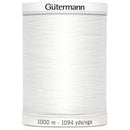 Gutermann Sew-All Thread 1000m - Nu White