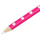 Prym Love White Fabric Marking Pencil - Pink with White Polka Dots*