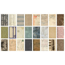 Tim Holtz Idea-Ology Backdrops Double-Sided Cardstock 6"X10" 24 pack Volume