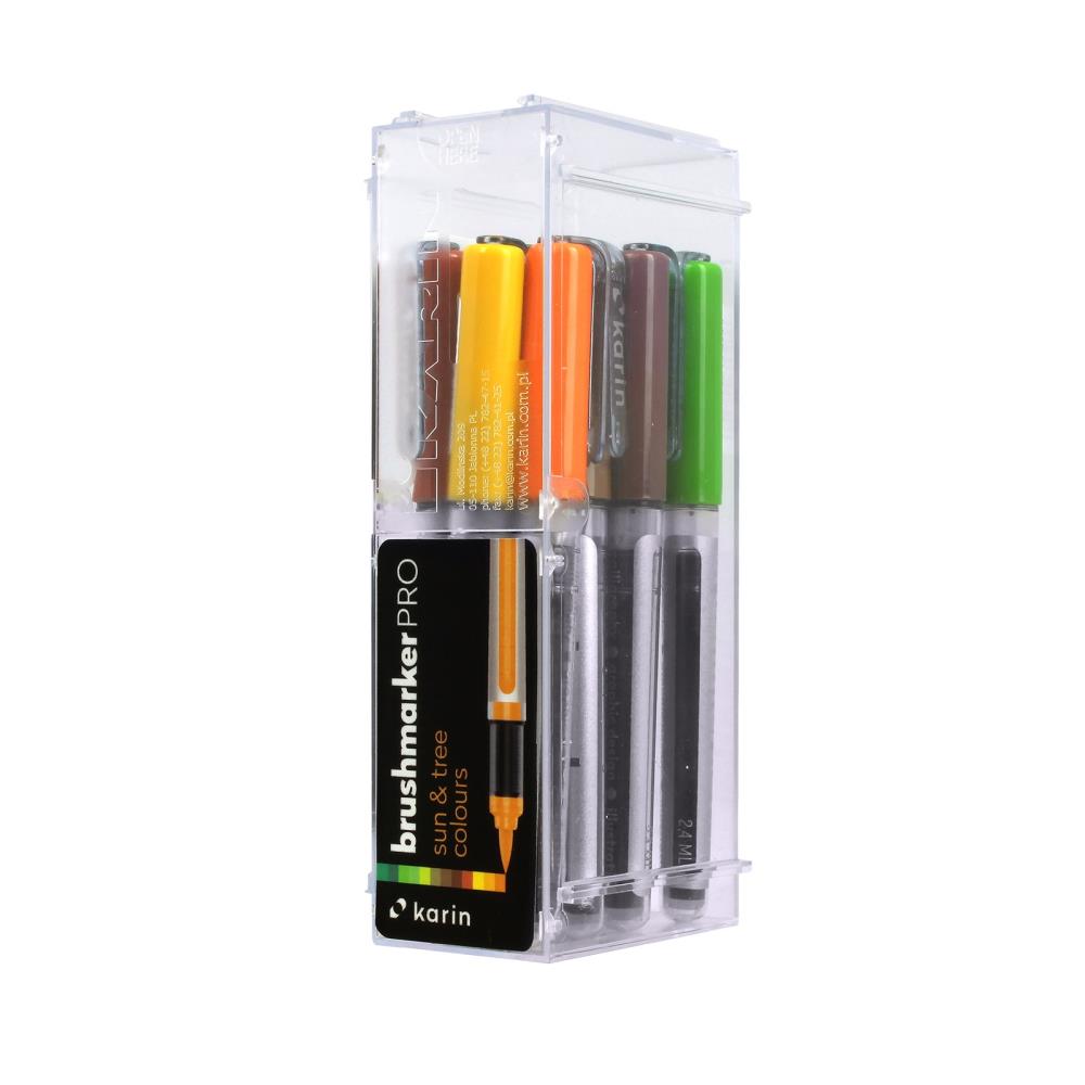 Karin Brushmarkers Pro Markers and Sets - Set of 12, Sky Colors