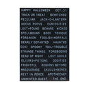 Tim Holtz Idea-Ology Sentiments Label Stickers 70 pack - Halloween