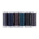 Sulky 30wt Poly Sparkle Thread 6 pack - Winter Assortment*