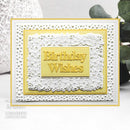 Creative Expressions Craft Dies By Sue Wilson - Frames & Tags Collection - Floral Rectangle*