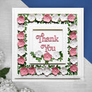 Creative Expressions Craft Dies By Sue Wilson - Frames & Tags Collection - Floral Rectangle*