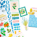 PinkFresh Puffy Alpha Stickers Flower Market*