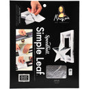 Speedball Mona Lisa Simple Leaf Metal Sheets 5.5in X 5.5in 18 pack - Silver*