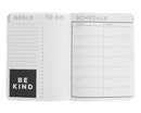 Teresa Collins Personal/Travel Planner 6in x 8in - White Leopard*