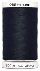 Gutermann Sew-All Thread 500m - Black*