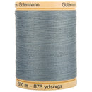 Gutermann Natural Cotton Thread Solids - 800m - Stormy Grey*
