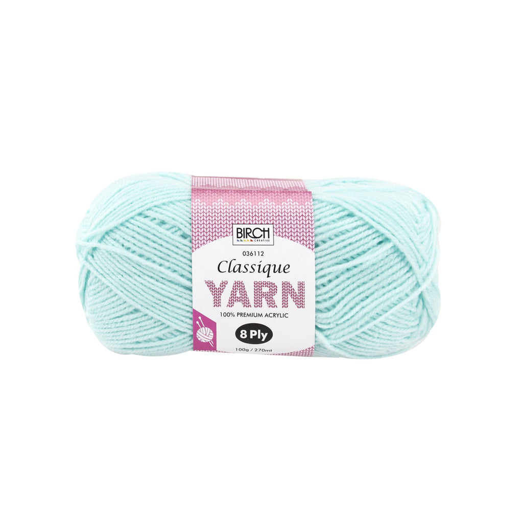 Birch Creative Classique Knitting Yarn - Mint 100g – CraftOnline