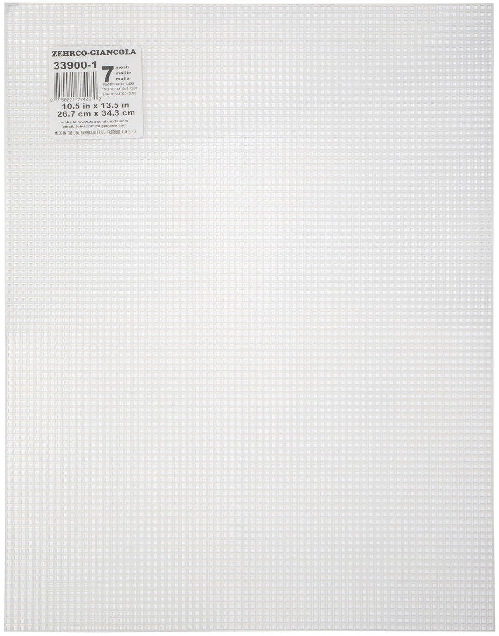14-Count Clear Plastic Canvas Sheets