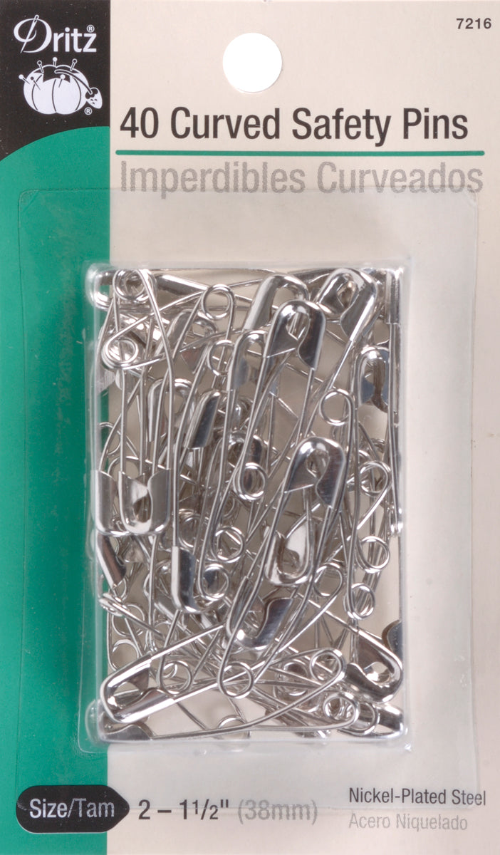 Dritz Quilting Curved Safety Pin Assortment