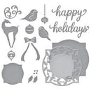 Spellbinders Etched Dies By Becca Feeken - Holly Frame Gala- Christmas Cascade*