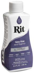 Rit Dye Liquid Fabric Dye 8oz - Navy Blue