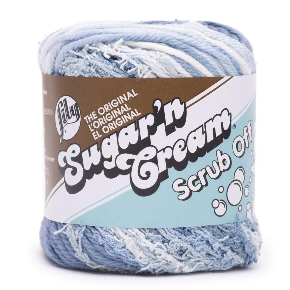 Lily Sugar'n Cream Yarn - Scrub Off-Greens 