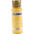 FolkArt Acrylic Paint 2oz - Moon Yellow