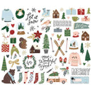 Simple Stories Winter Cottage Bits & Pieces Die-Cuts 71 pack*