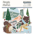 Simple Stories Winter Cottage Bits & Pieces Die-Cuts 71 pack*