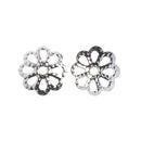 John Bead Bead Cap Filigree 6mm 120 pack Silver