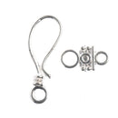 John Bead Hook Clasp Set 24mm 5 pack Silver
