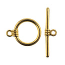 John Bead Toggle Clasp 14mm 7 pack Gold