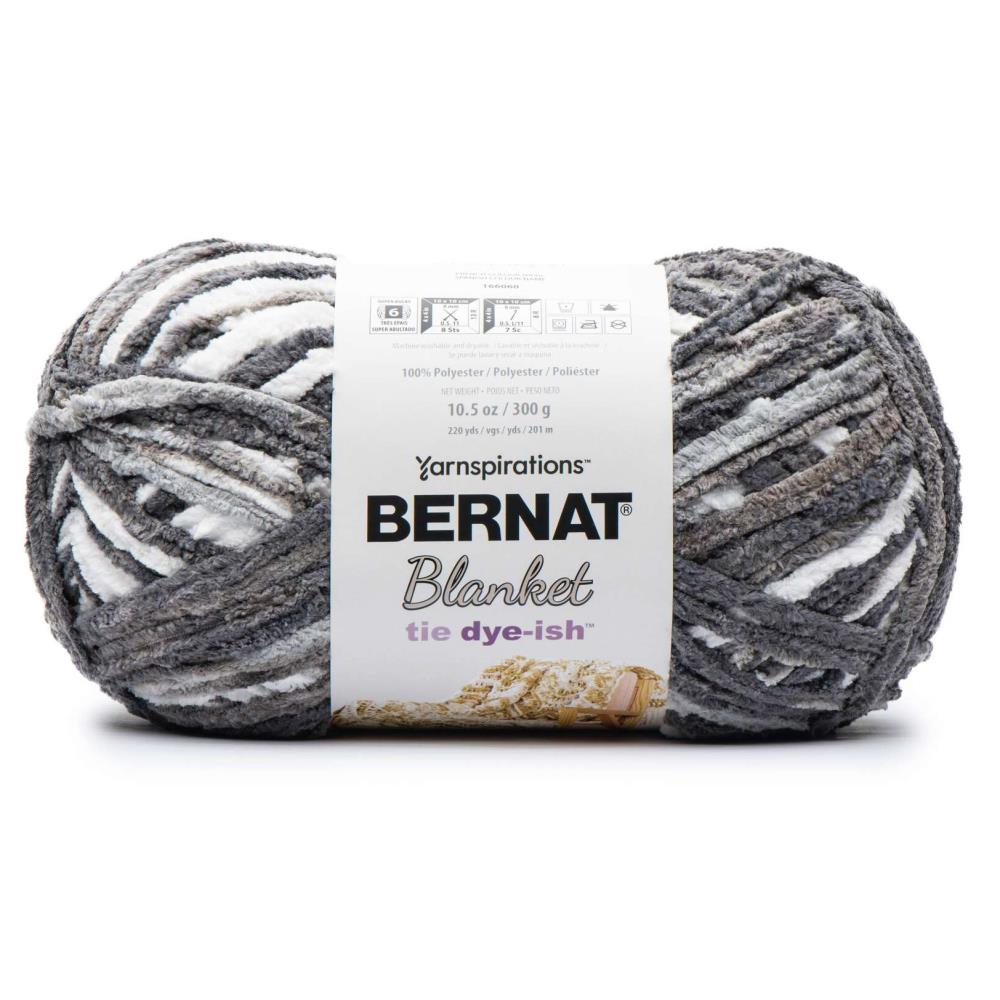 Bernat Blanket Tie Dye Ish Yarn Blue Skies