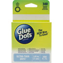 Glue Dots Clear Dot Roll Ultra Thin .375" 300/Pkg