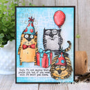 Tim Holtz Cling Stamps 7in x 8.5in - Snarky Cat*