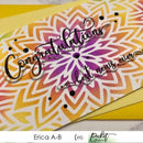 Picket Fence Studios Steel Dies - Fancy Congratulations Sentiments*