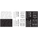 Maker Forte Simple Sayings Cardstock 8.5"X5.5" 3 pack - Modern Christmas