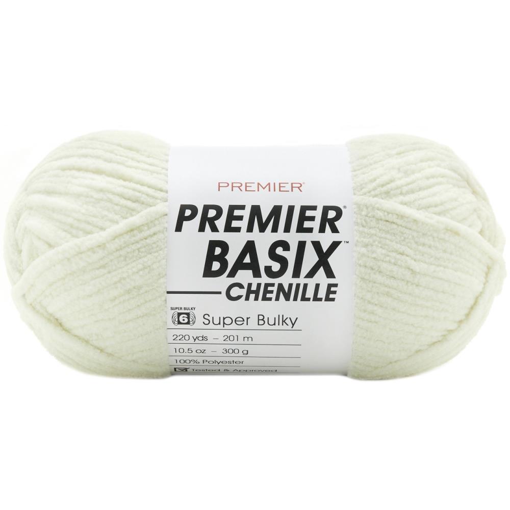 Premier Yarns Basix Chenille Yarn - Winter White 300g – CraftOnline