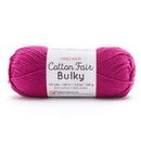 Premier Yarns Cotton Fair Bulky Yarn - Solid - Fuchsia 100g