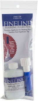 Masking Fluid Pen With Masking Fluid Applicator
