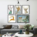 Poppy Crafts Cross-Stitch Kit 62 - Running Deer*