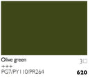 Cobra Artist Water Mixable Oil Colour - 620 - Olive Green 40ml