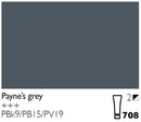 Cobra Artist Water Mixable Oil Colour - 708 - Payne's Grey 40ml