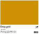 Cobra Artist Water Mixable Oil Colour - 803 - Deep Gold 40ml*