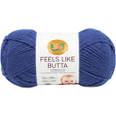 Lion Brand Feels Like Butta Yarn - Royal Blue 100g