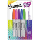 Sharpie Glam Pop Fine Point Permanent Markers 5 pack Assorted*