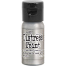 Tim Holtz Distress Paint Flip Top 1oz - Brushed Pewter