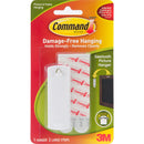 Command Large Sawtooth Picture Hangers, White - 1 Hanger & 2 Strips*