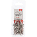 John Bead Stainless Steel Eye Pins 100 pack - 30mm*