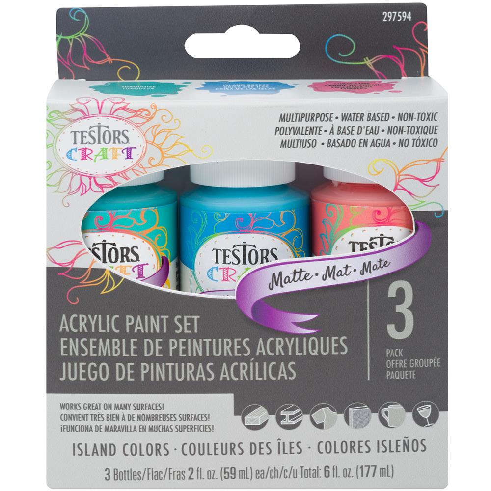 Testors Camoflauge Acrylic Paint (Kit) in the Craft Paint department at