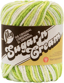 Lily Sugar'n Cream Yarn - Ombres - Key Lime Pie 57g*